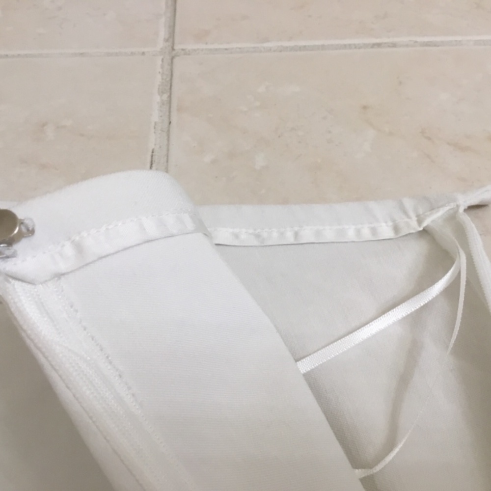 J McLaughlin Pants Womens Size 8 White Side Zipper Stretchy - Picture 4 of 5